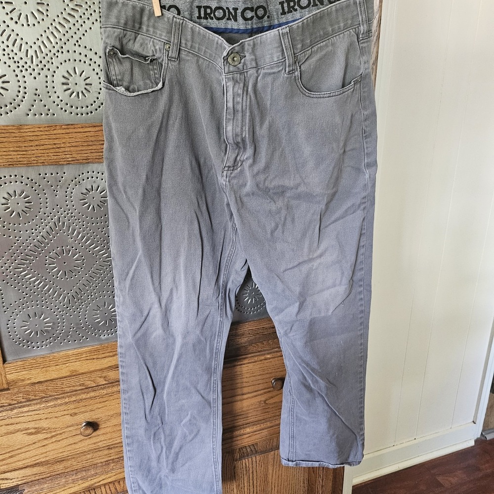 Grey  Iron Co. Work Pants Mens Sz 36/30 Dungarees